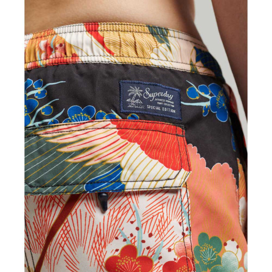 Superdry Ανδρικό μαγιό Vintage Hawaiian Swim Shorts